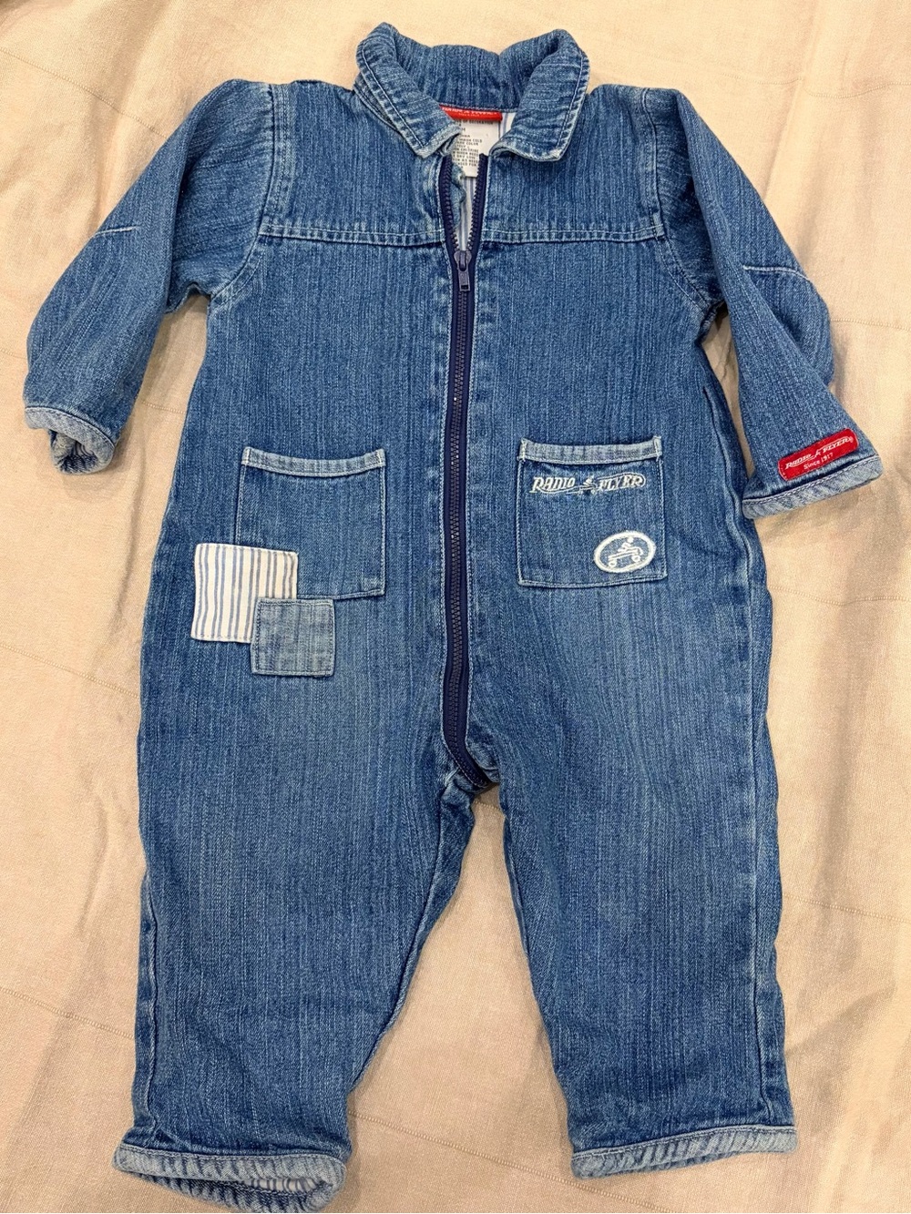 Vintage 2003 Radio Flyer Denim Coveralls